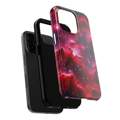 Red Galaxy Phone Case - 'Passion Nebula'