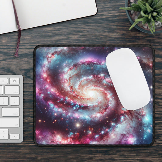 Spiral Galaxy Mouse Pad - 'Starborn Whirl' - Cosmic Gaming & Office Decor