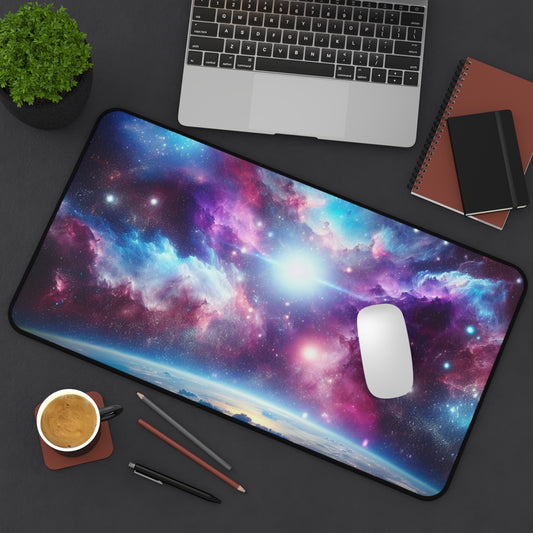 Galaxy Desk Mat - 'Dreamspace' - Cosmic Gaming & Office Decor
