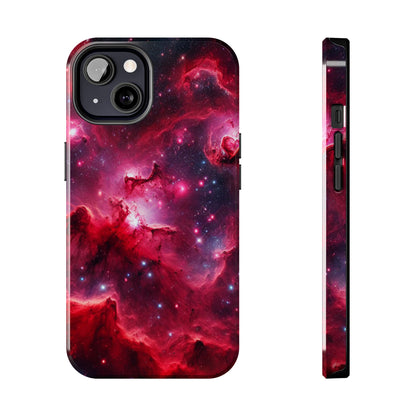 Red Galaxy Phone Case - 'Passion Nebula'
