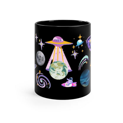 Galactic Space Themed Mug - 'Cosmic Overload' - 11oz