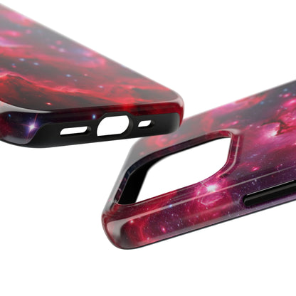 Red Galaxy Phone Case - 'Passion Nebula'