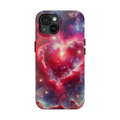 Heart Nebula Phone Case - 'Cosmic Love' Galaxy