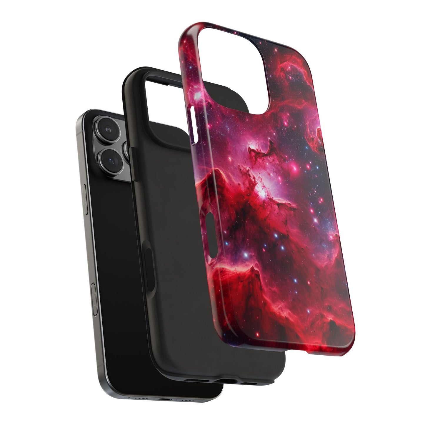 Red Galaxy Phone Case - 'Passion Nebula'