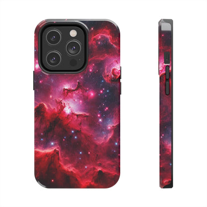 Red Galaxy Phone Case - 'Passion Nebula'