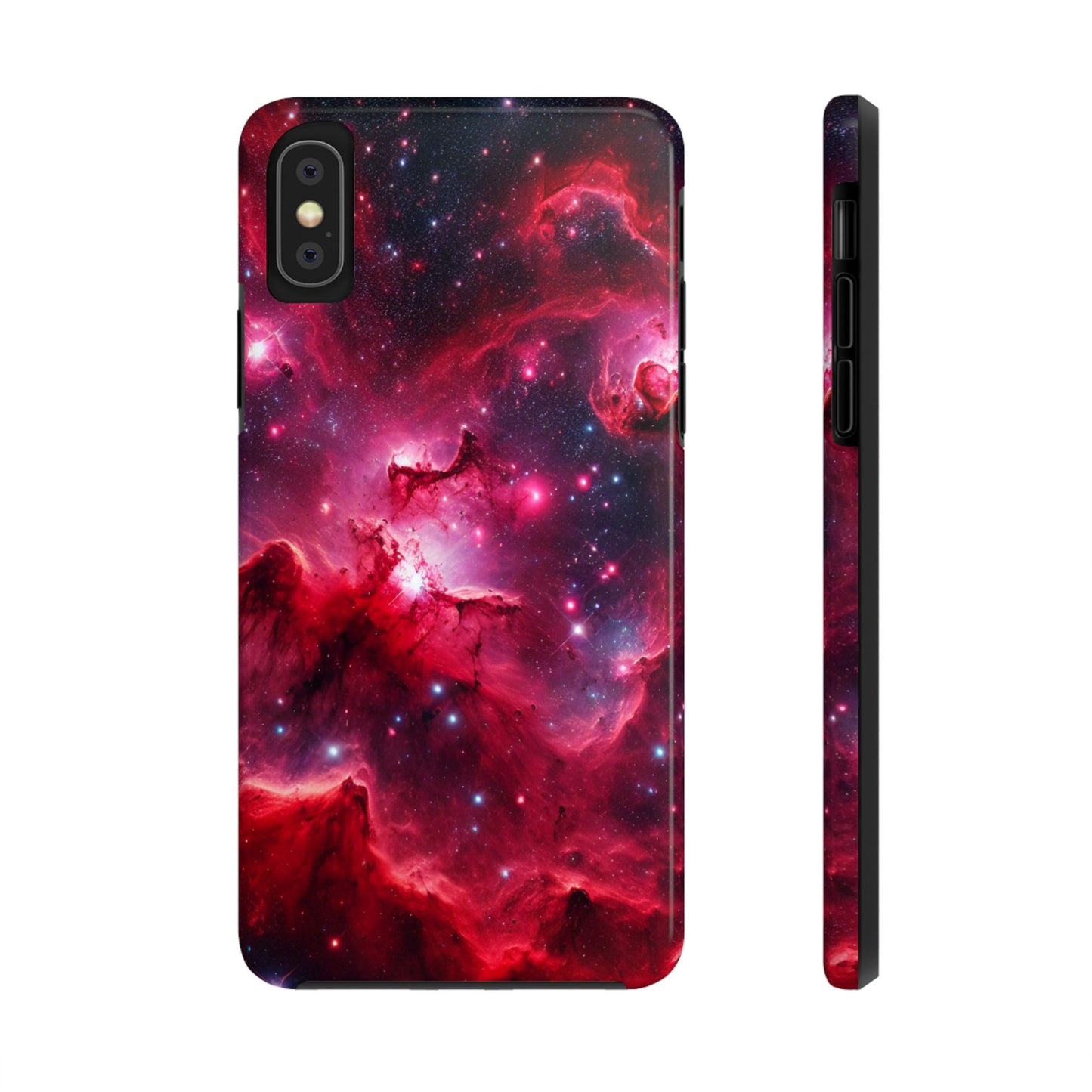 Red Galaxy Phone Case - 'Passion Nebula'