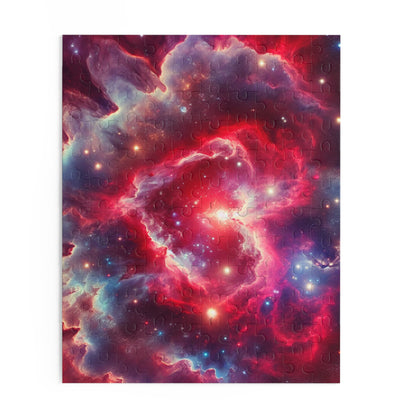 Cosmic Galactic Puzzle - 'Cosmic Love' - Heart Nebula - Space Themed Jigsaw