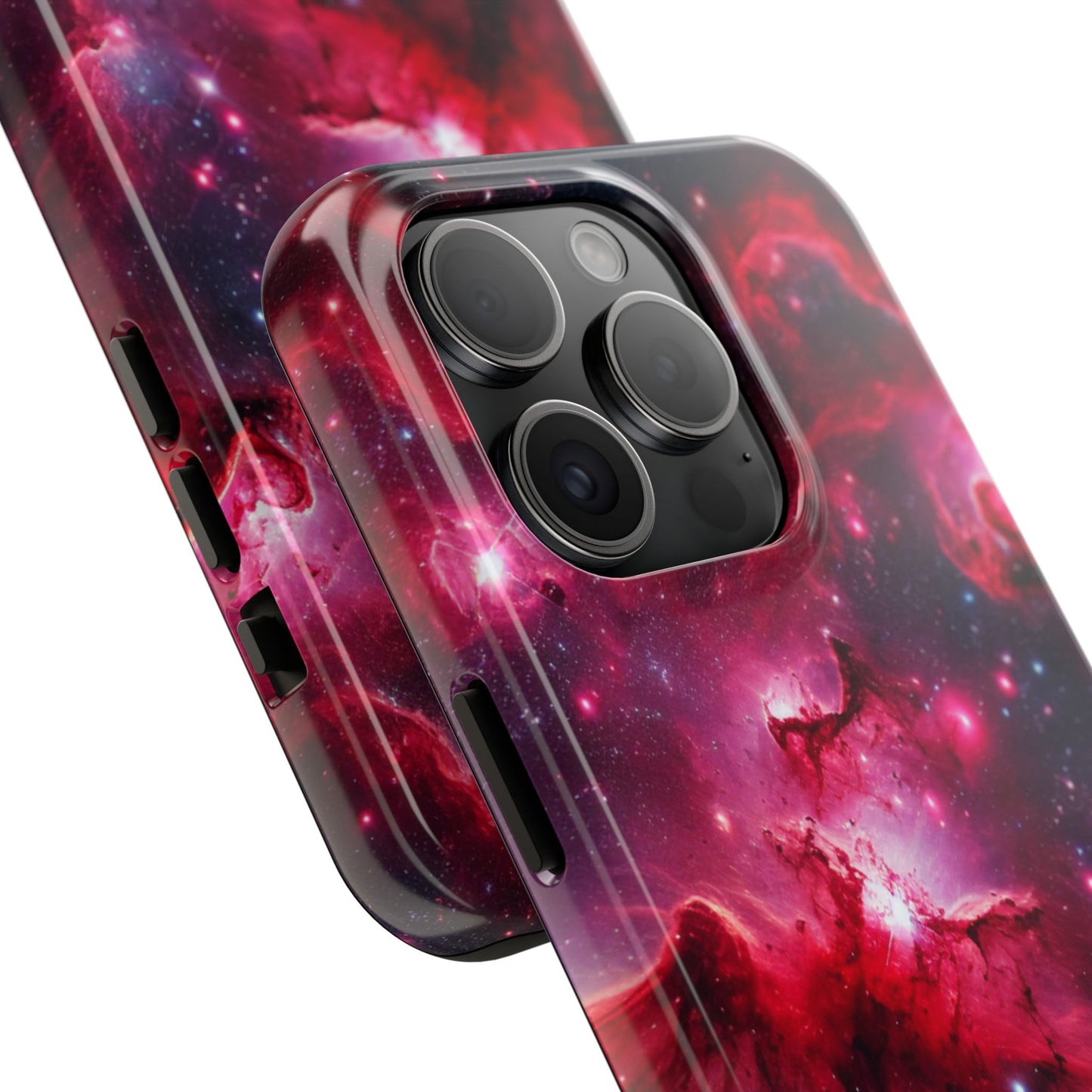 Red Galaxy Phone Case - 'Passion Nebula'