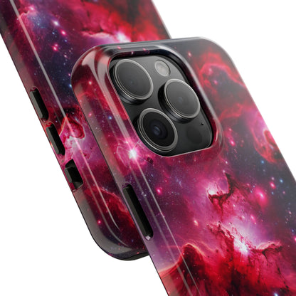 Red Galaxy Phone Case - 'Passion Nebula'