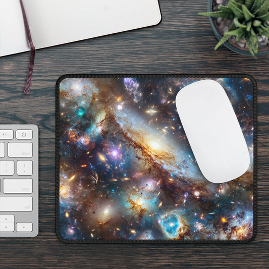 Galaxy Mouse Pad - 'Frosted Galaxy' - Cosmic Gaming & Office Decor