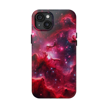 Red Galaxy Phone Case - 'Passion Nebula'