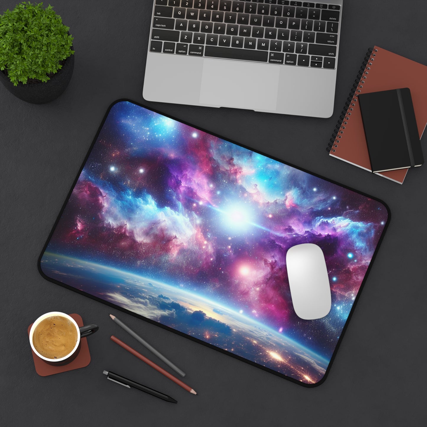Galaxy Desk Mat - 'Dreamspace' - Cosmic Gaming & Office Decor