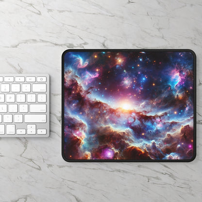 Galaxy Mouse Pad - 'Luminous Realm' - Cosmic Gaming & Office Decor