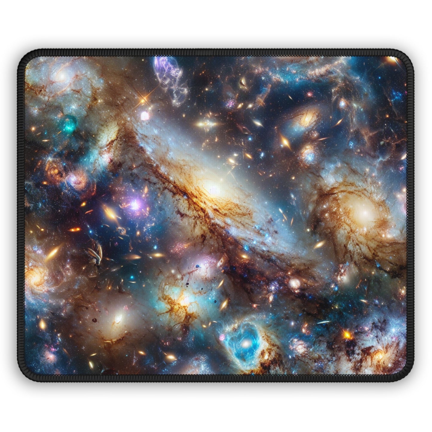Galaxy Mouse Pad - 'Frosted Galaxy' - Cosmic Gaming & Office Decor