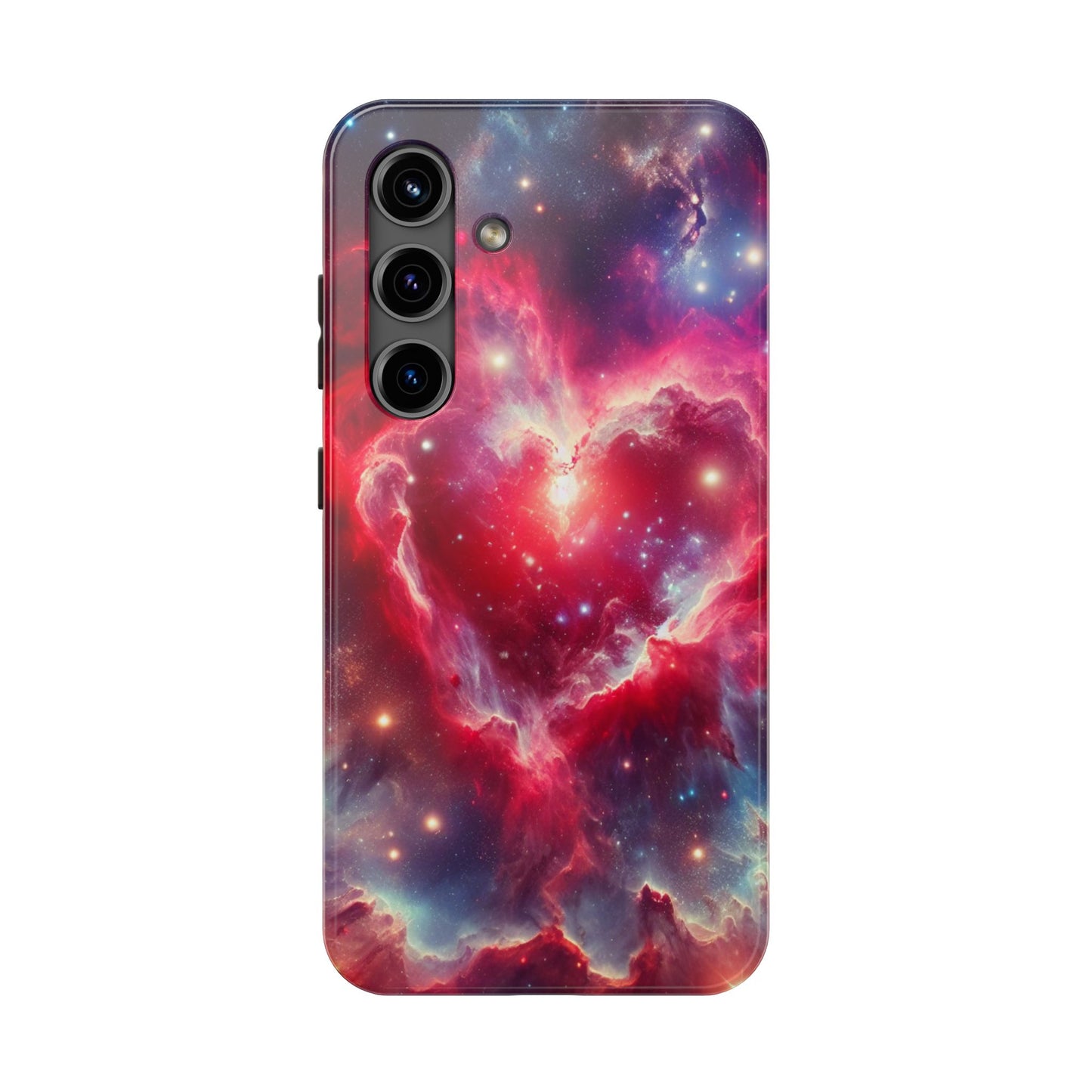 Heart Nebula Phone Case - 'Cosmic Love' Galaxy
