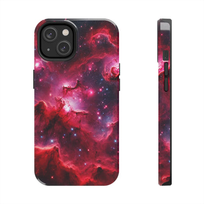 Red Galaxy Phone Case - 'Passion Nebula'