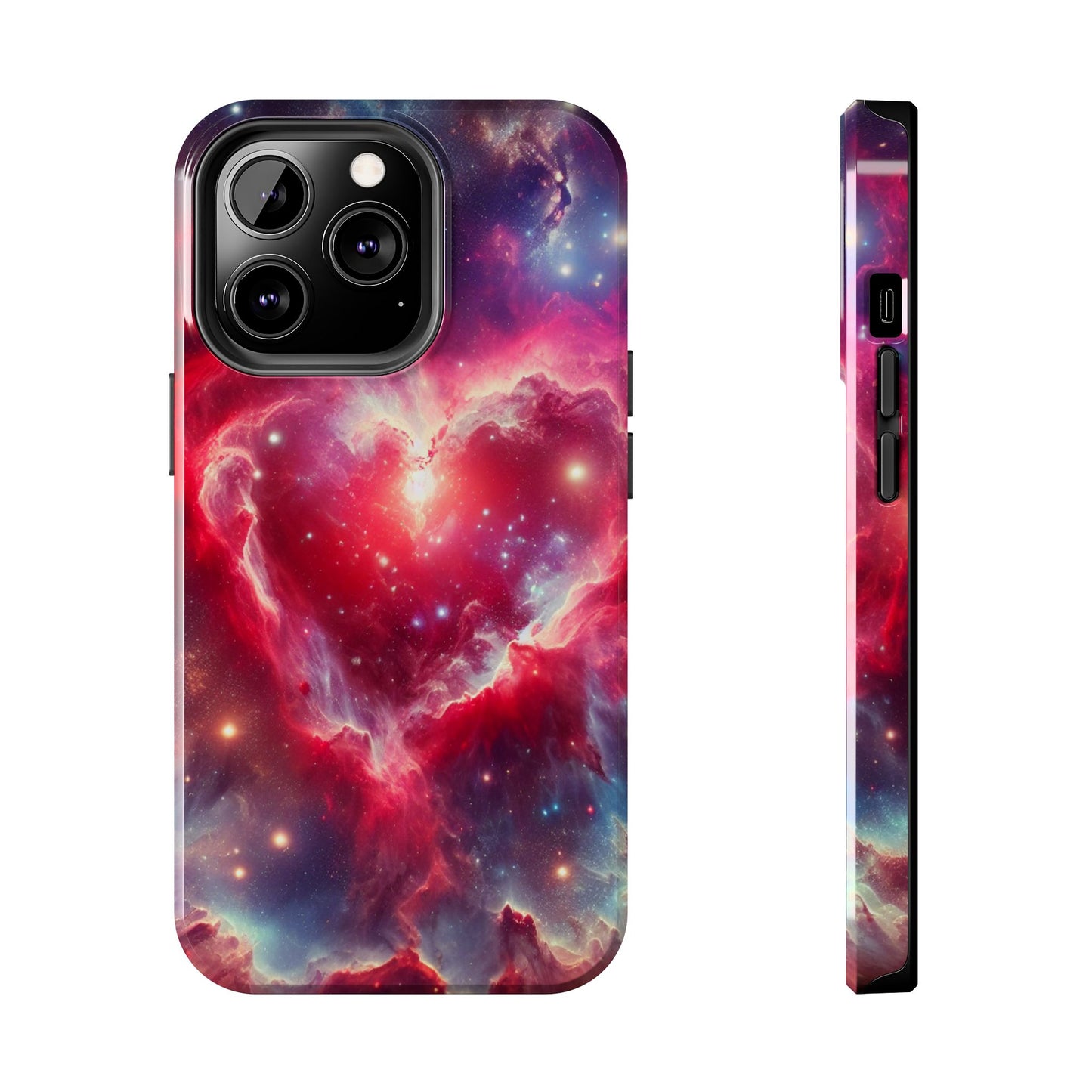 Heart Nebula Phone Case - 'Cosmic Love' Galaxy