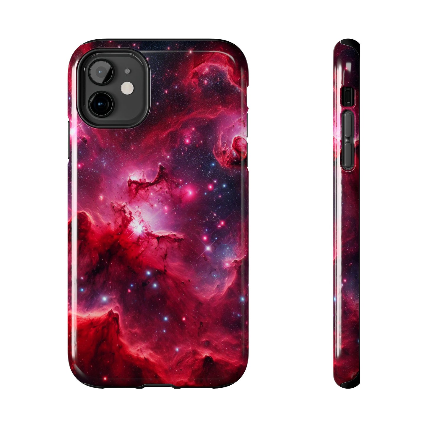 Red Galaxy Phone Case - 'Passion Nebula'