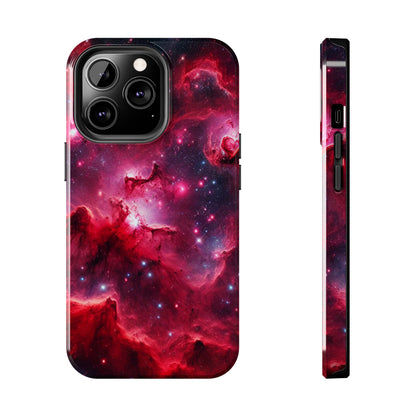 Red Galaxy Phone Case - 'Passion Nebula'