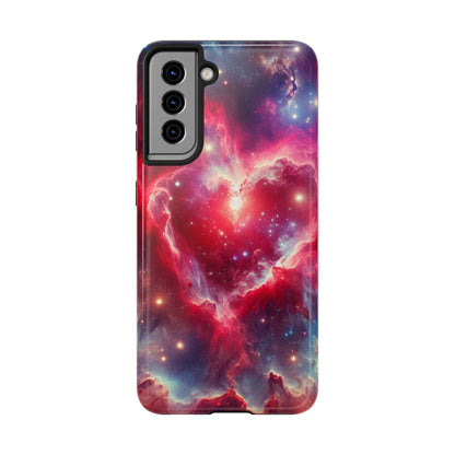 Heart Nebula Phone Case - 'Cosmic Love' Galaxy