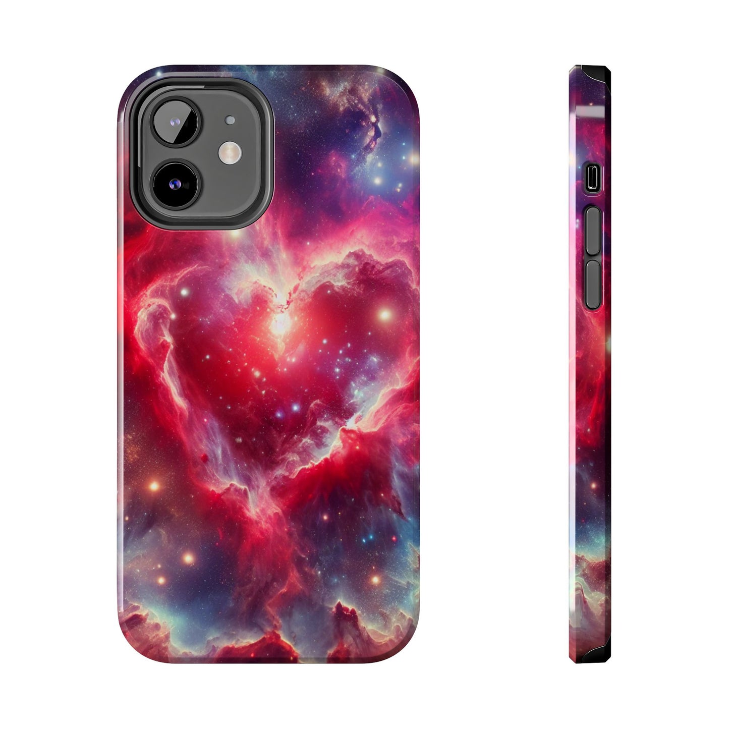 Heart Nebula Phone Case - 'Cosmic Love' Galaxy