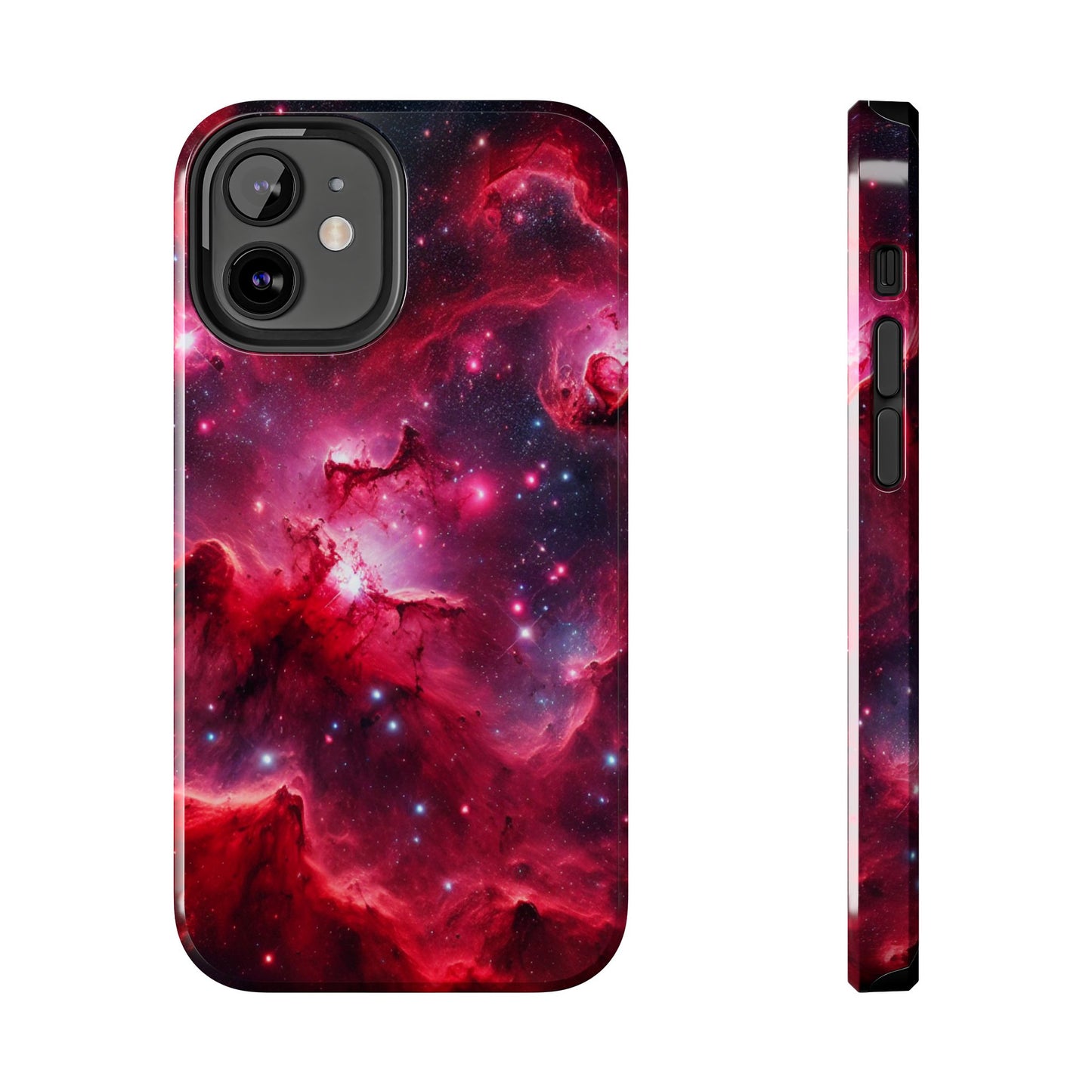 Red Galaxy Phone Case - 'Passion Nebula'