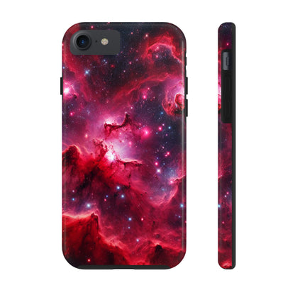Red Galaxy Phone Case - 'Passion Nebula'
