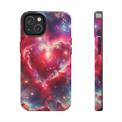 Heart Nebula Phone Case - 'Cosmic Love' Galaxy