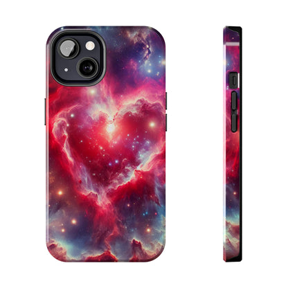 Heart Nebula Phone Case - 'Cosmic Love' Galaxy