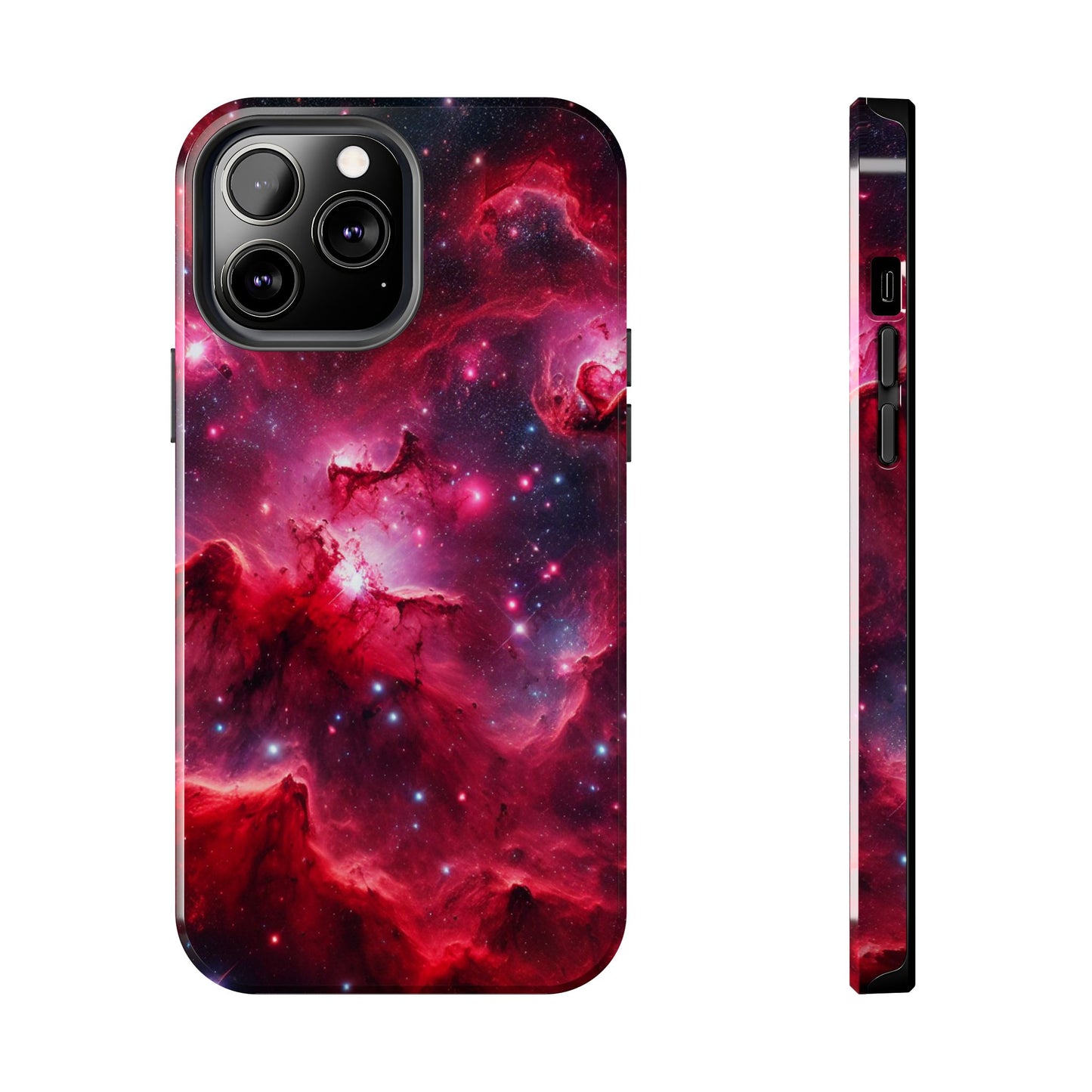 Red Galaxy Phone Case - 'Passion Nebula'