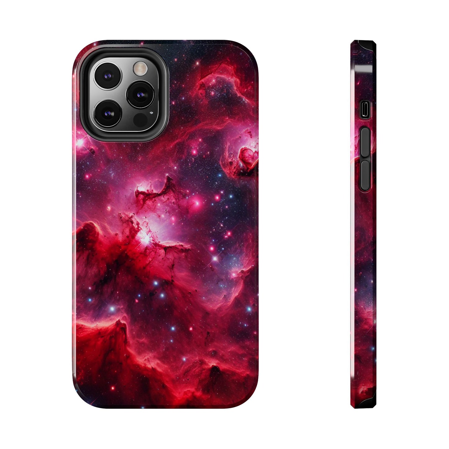 Red Galaxy Phone Case - 'Passion Nebula'