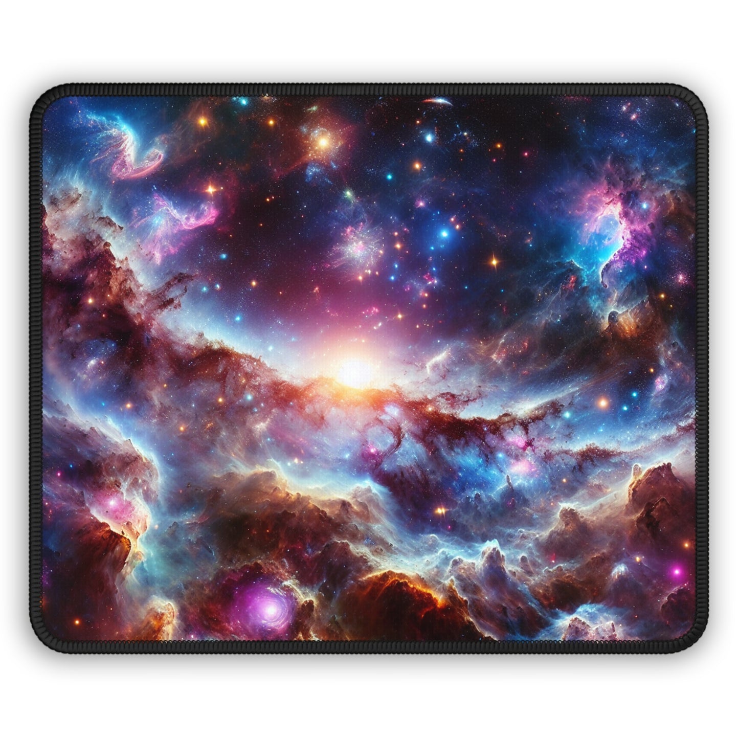 Galaxy Mouse Pad - 'Luminous Realm' - Cosmic Gaming & Office Decor
