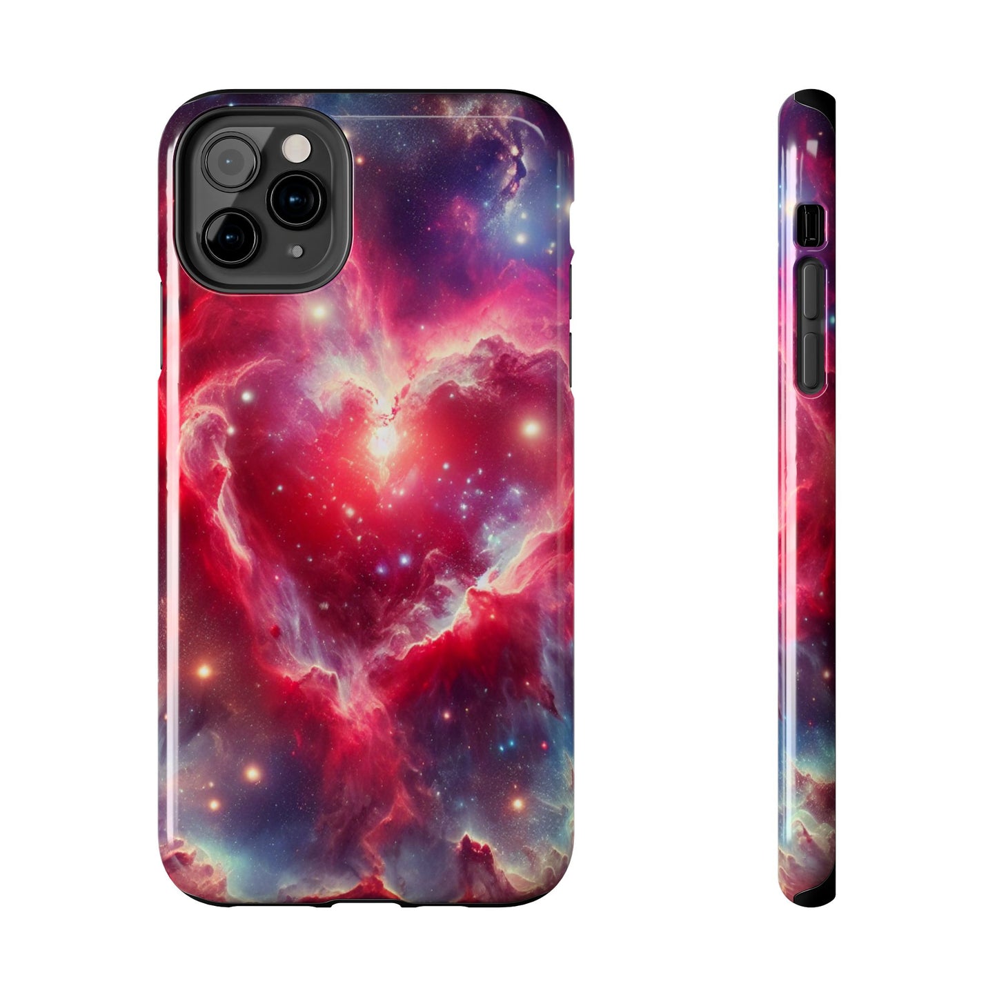 Heart Nebula Phone Case - 'Cosmic Love' Galaxy