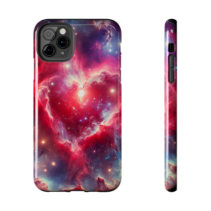 Heart Nebula Phone Case - 'Cosmic Love' Galaxy